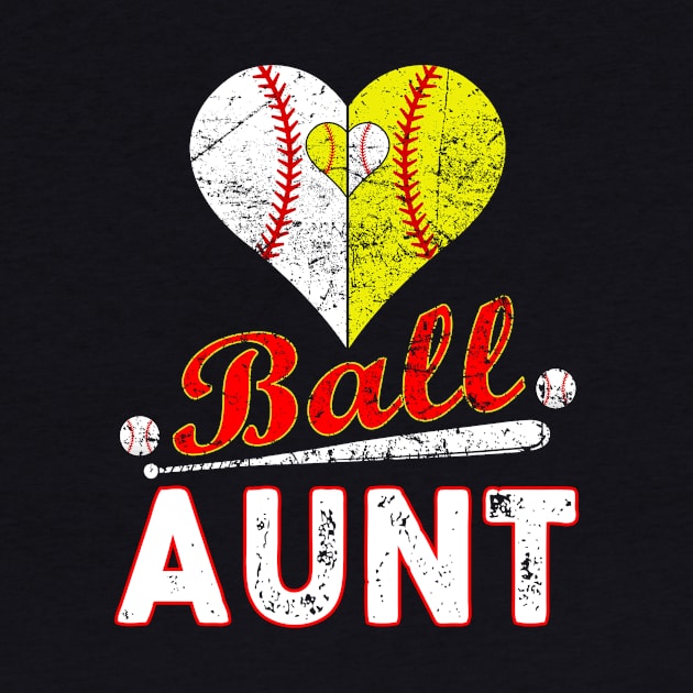 Ball Aunt Softball Player by Magic Ball